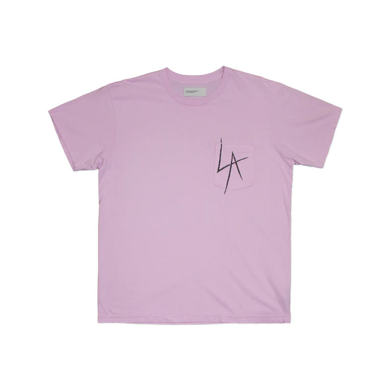 LA Slash Pocket Tee Hibiscus