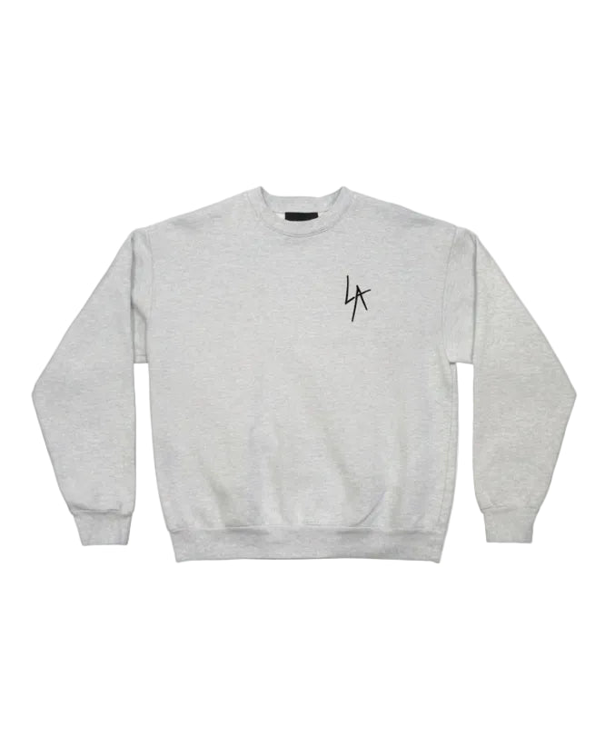 LA Slash Crew Neck Sweater Fleece