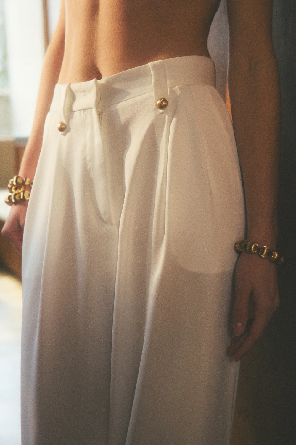 Ivory Jean Claude Pants