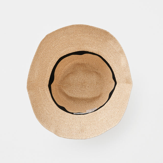 WP Paper Braid Light Hat Wide Natural/ Light Brown