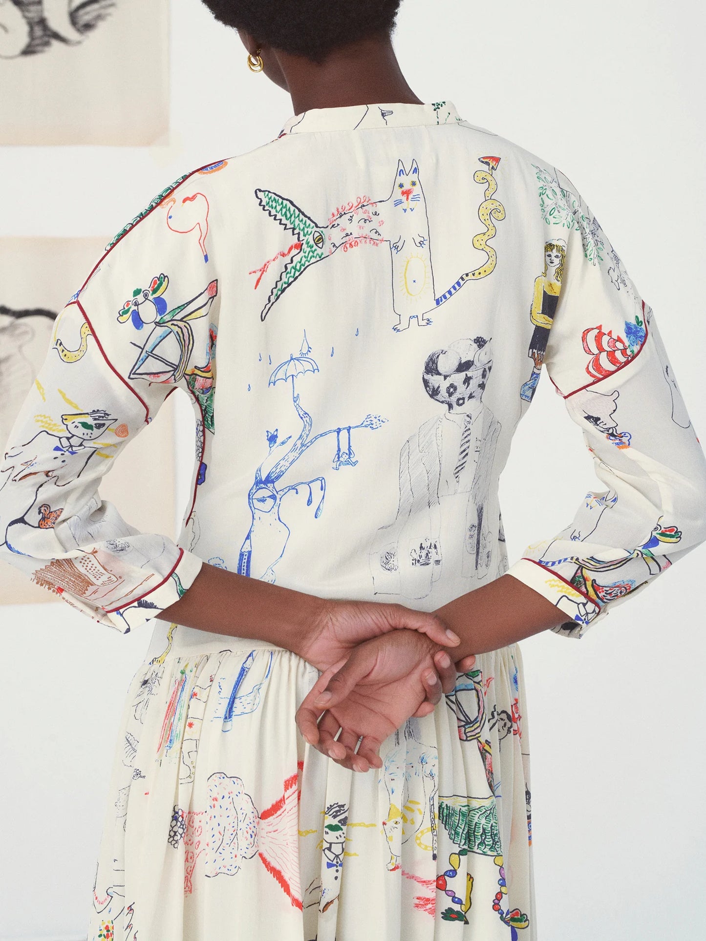 Nour Dress - Surrealism
