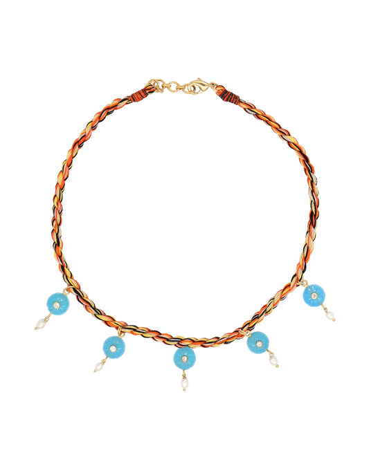 Melon Necklace Blue