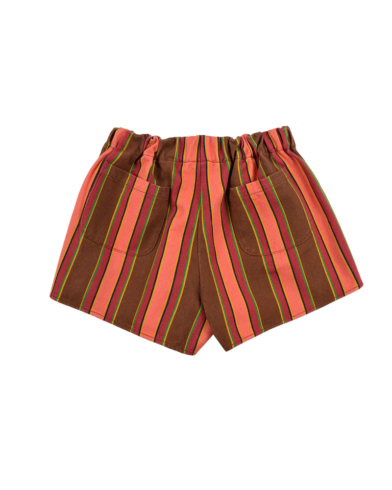 Vegas Short Stripe Camel