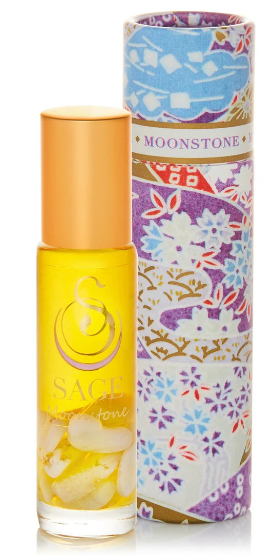 Moonstone 1/4 oz Gemstone Perfume Oil Concentrate Roll-On