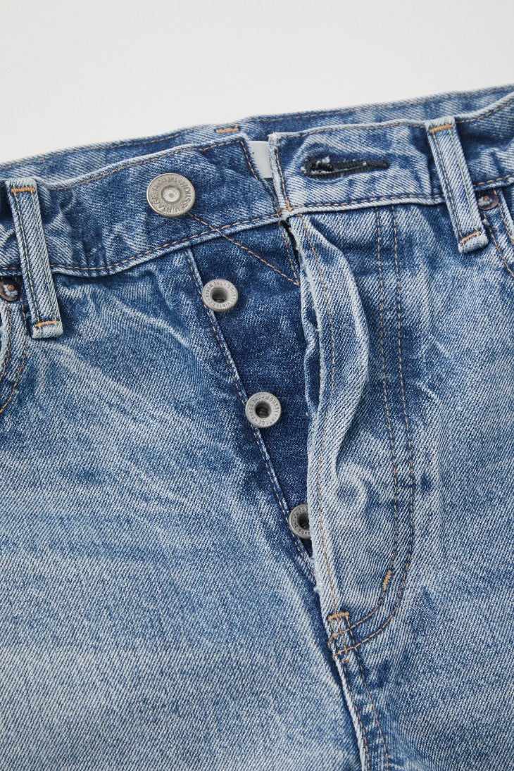 Browncroft High-rise Tapered Jeans Blue