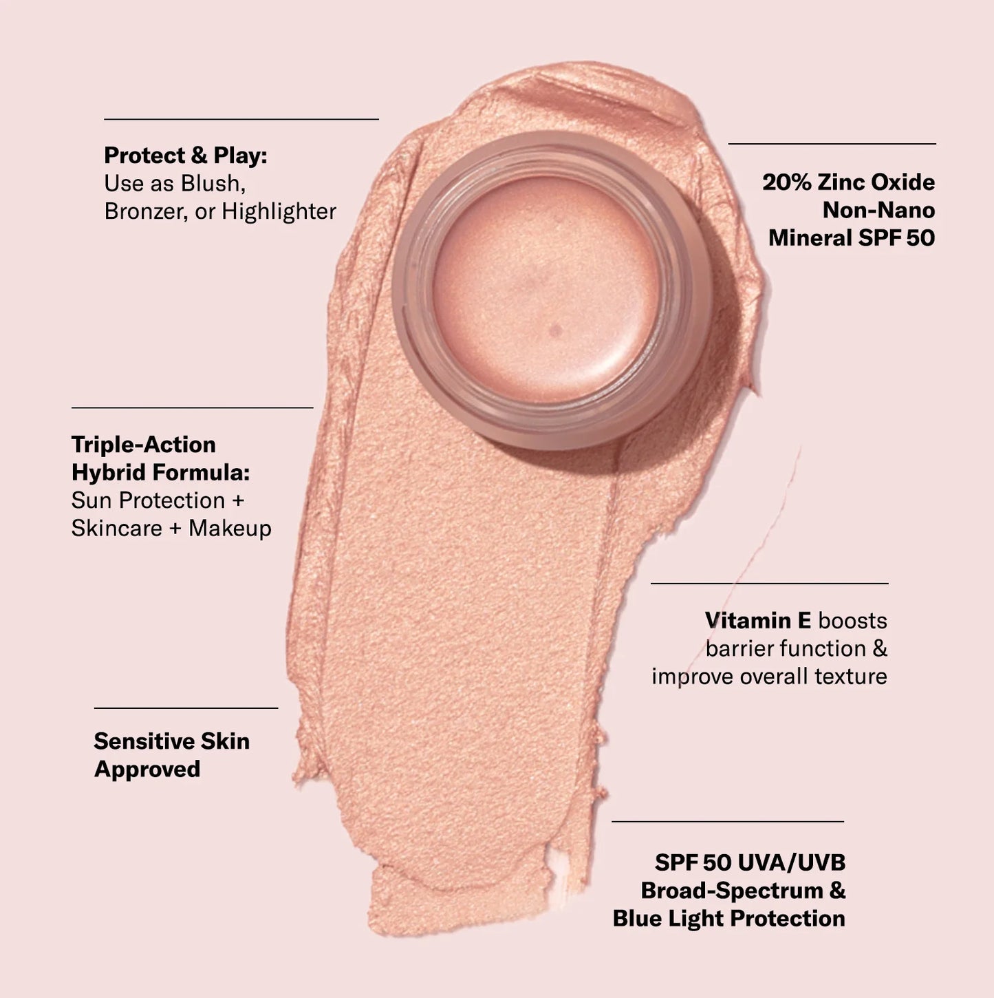 SPF 50 Color Balm Frosted Petal