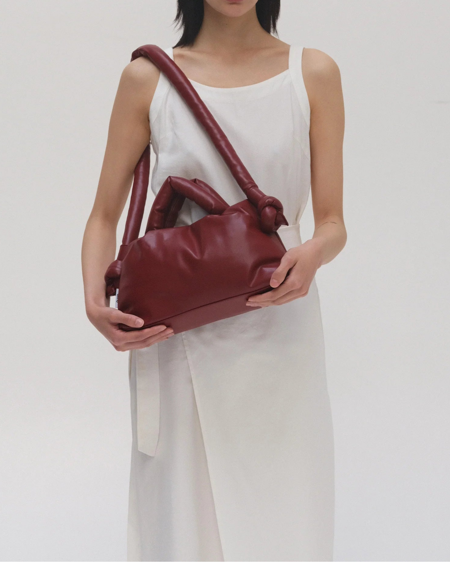 Mini Ona Vegan Leather Cherry Red