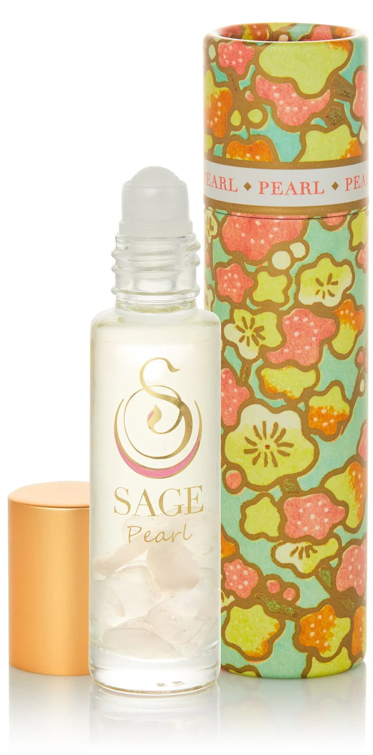 Pearl 1/4 oz Gemstone Perfume Oil Concentrate Roll-On