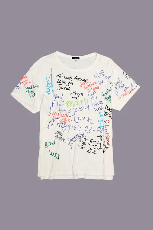 End of the Year Boy T Ecru W/ Scribbles