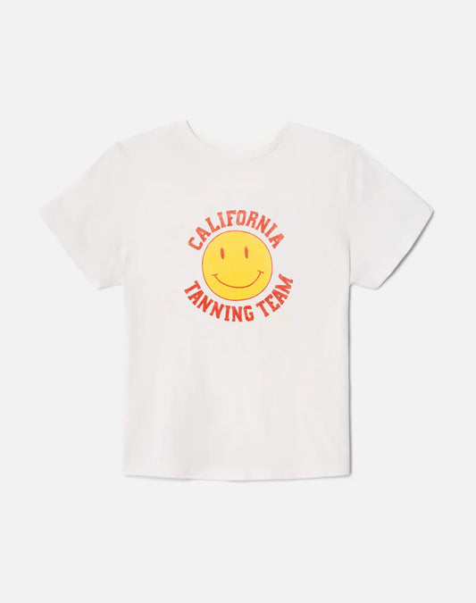 Classic "Tanning" Tee Antique White