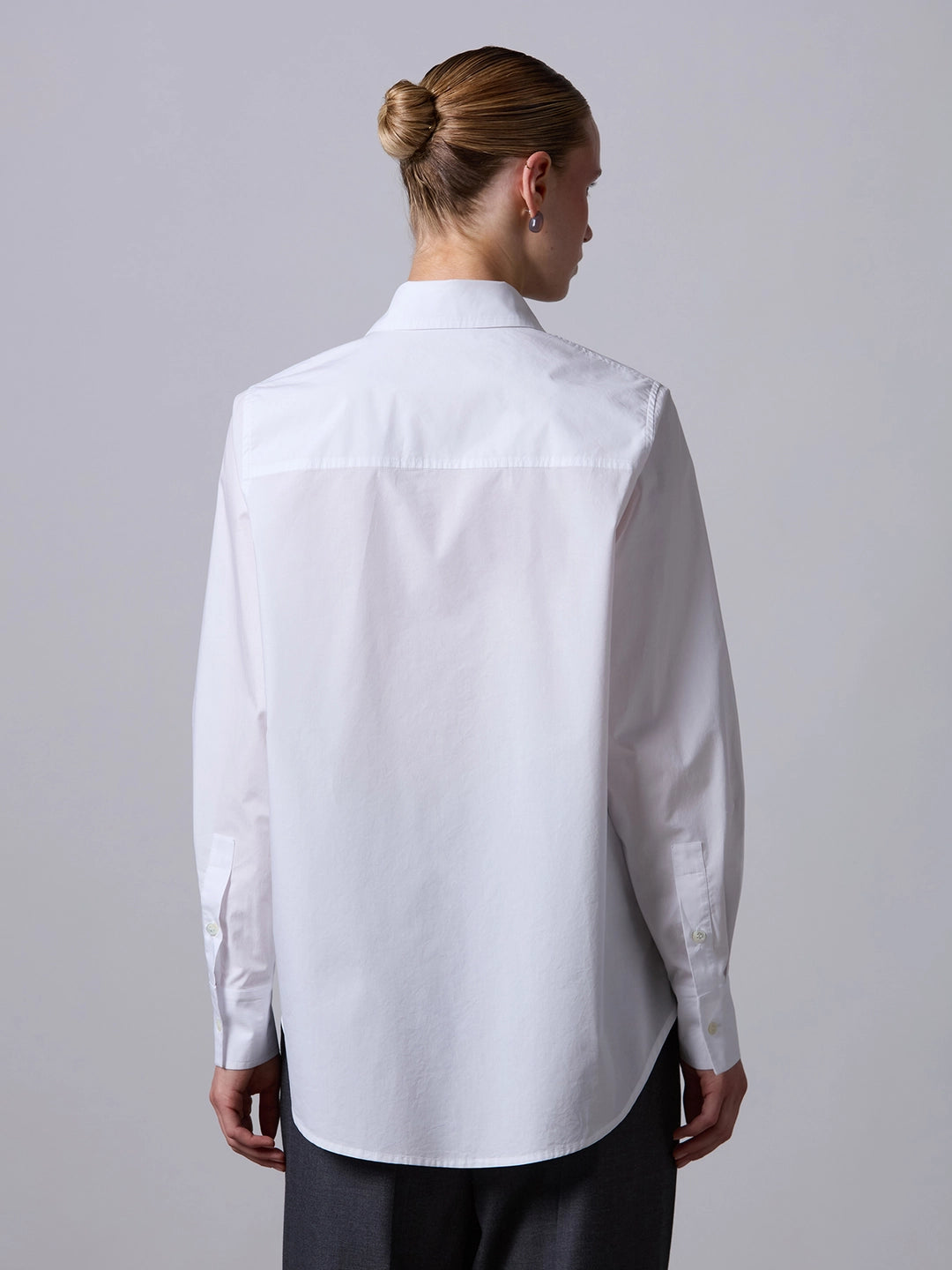 Cotton Poplin Shirt White