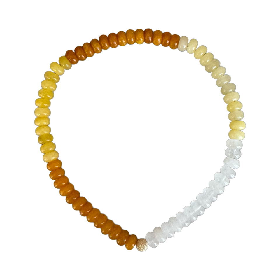 Rainbow of Yellows Necklace
