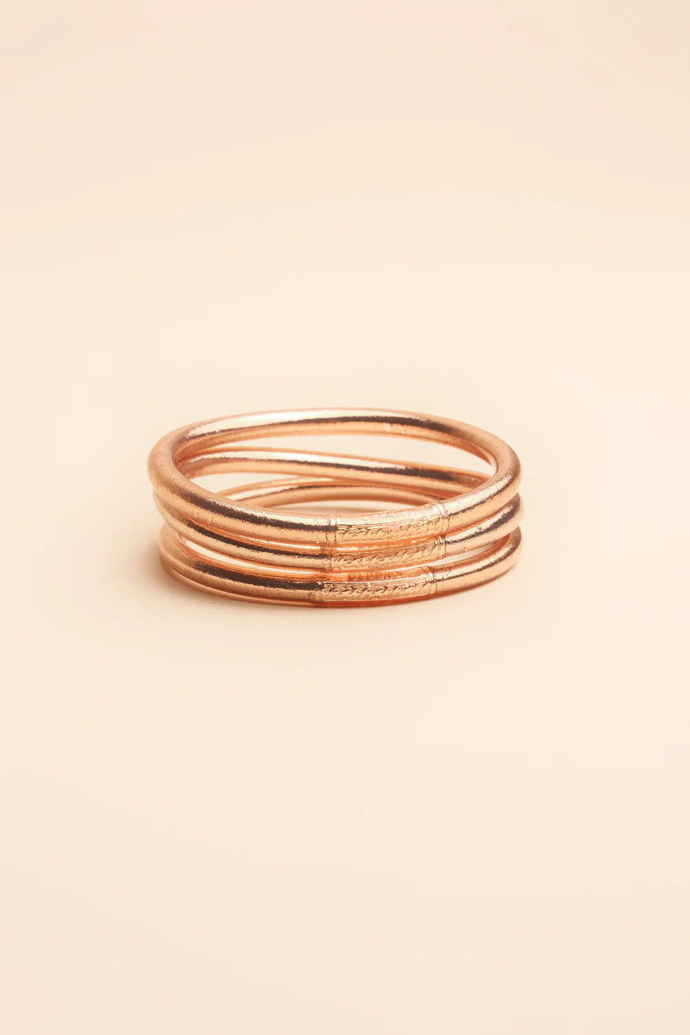 Champagne Kumali Mantra Thick Bracelet