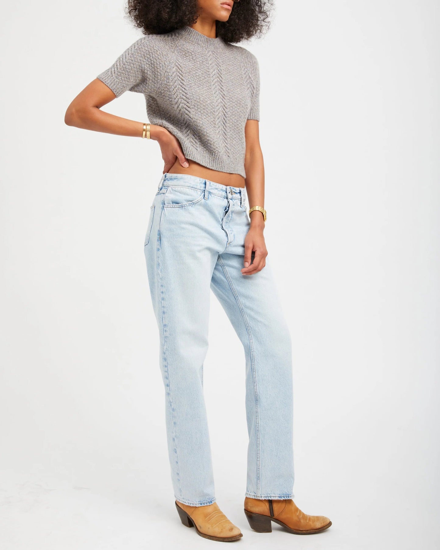 Farah Slim Boyfriend Denim Jeans