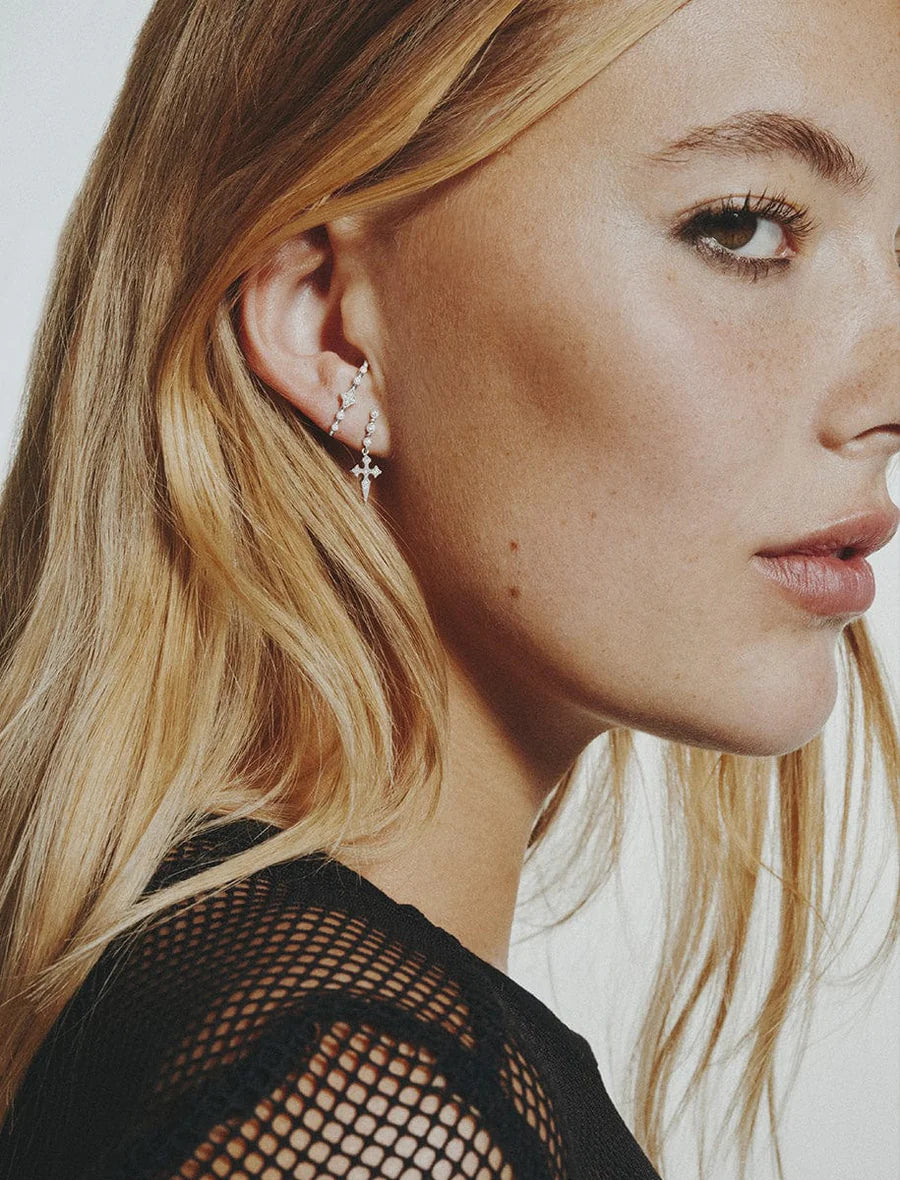 Belle Epoque Black Gold Earring