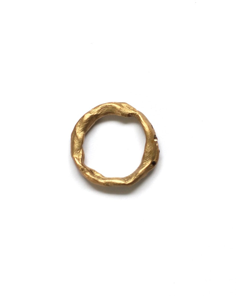 Mimo Ring Brass Smoke Quartz