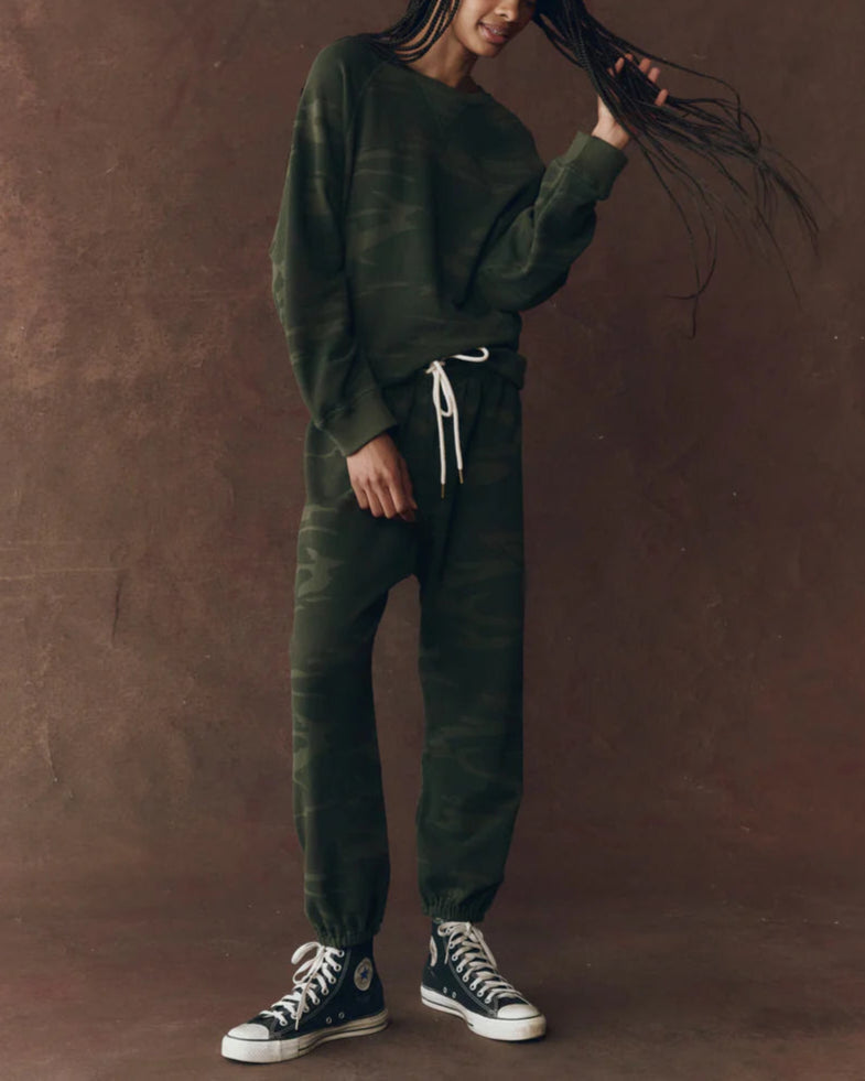 Slouch Sweatshirt Forest Camo