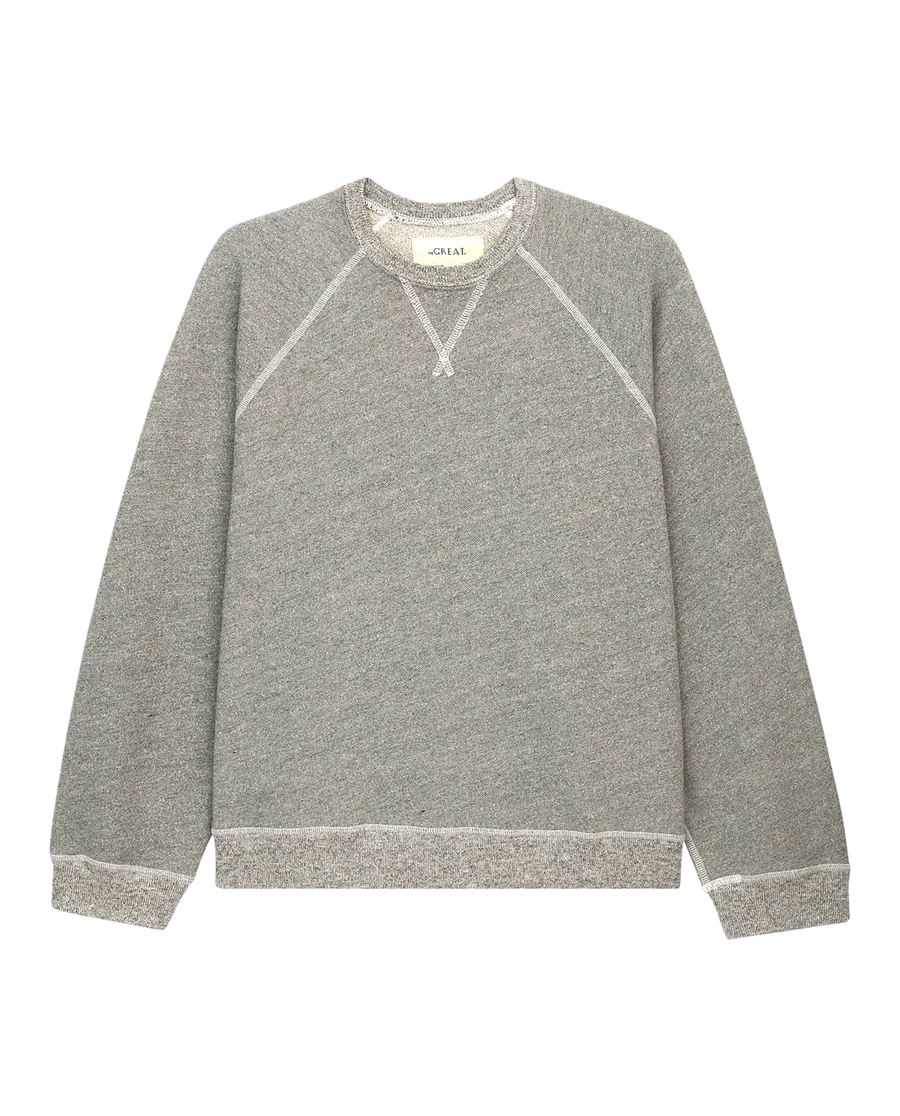 Slouch Sweatshirt Varsity Grey