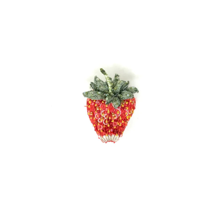 Sparkle Strawberry Brooch