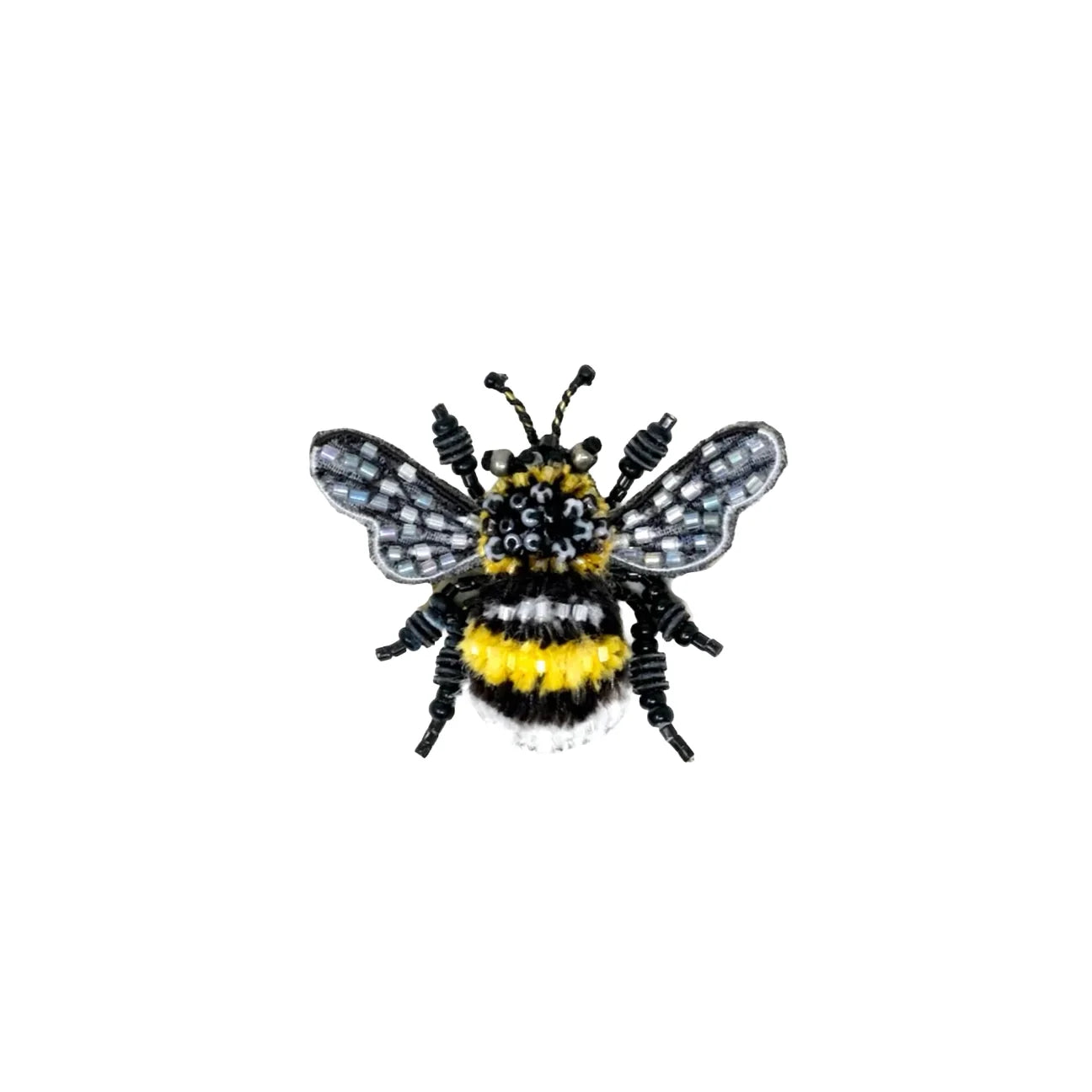Yellow Banded Bee Brooch