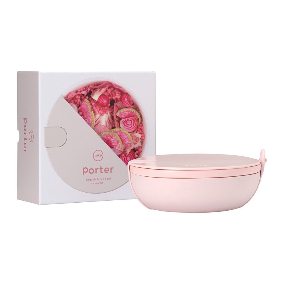 Portable Ceramic Lunch Bowl Blush
