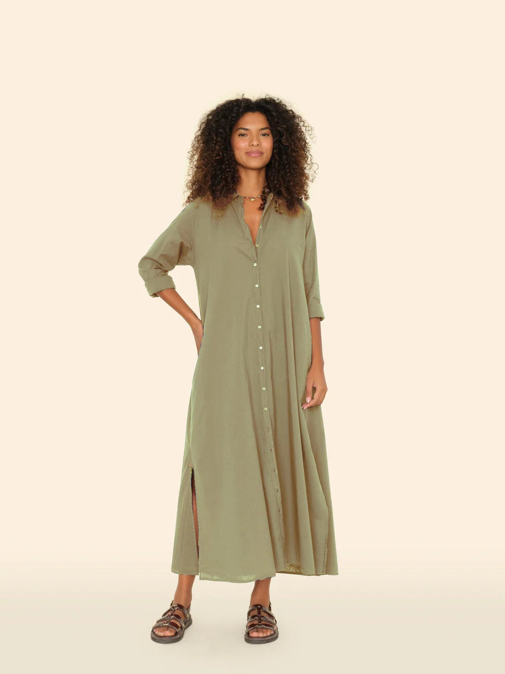 Dark Seagrass Boden Dress