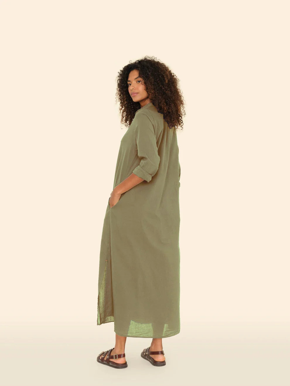 Dark Seagrass Boden Dress