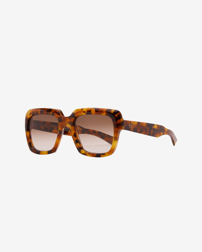 Shell Speckled Square Sunglasses