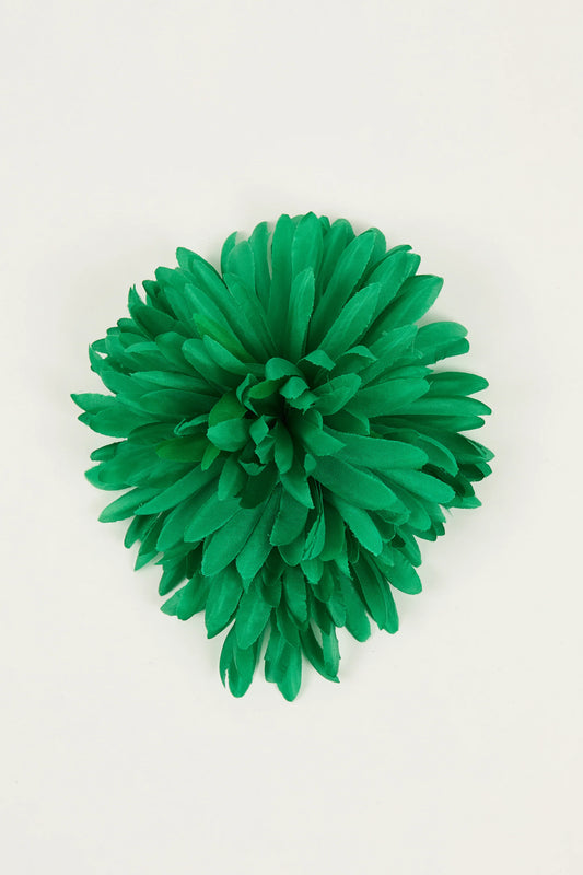 Nicole Recycled Silk Flower Brooch