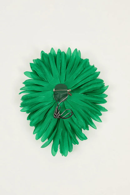 Nicole Recycled Silk Flower Brooch