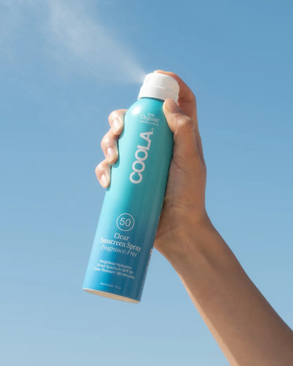 Fragrance Free Organic Sunscreen Spray SPF 50