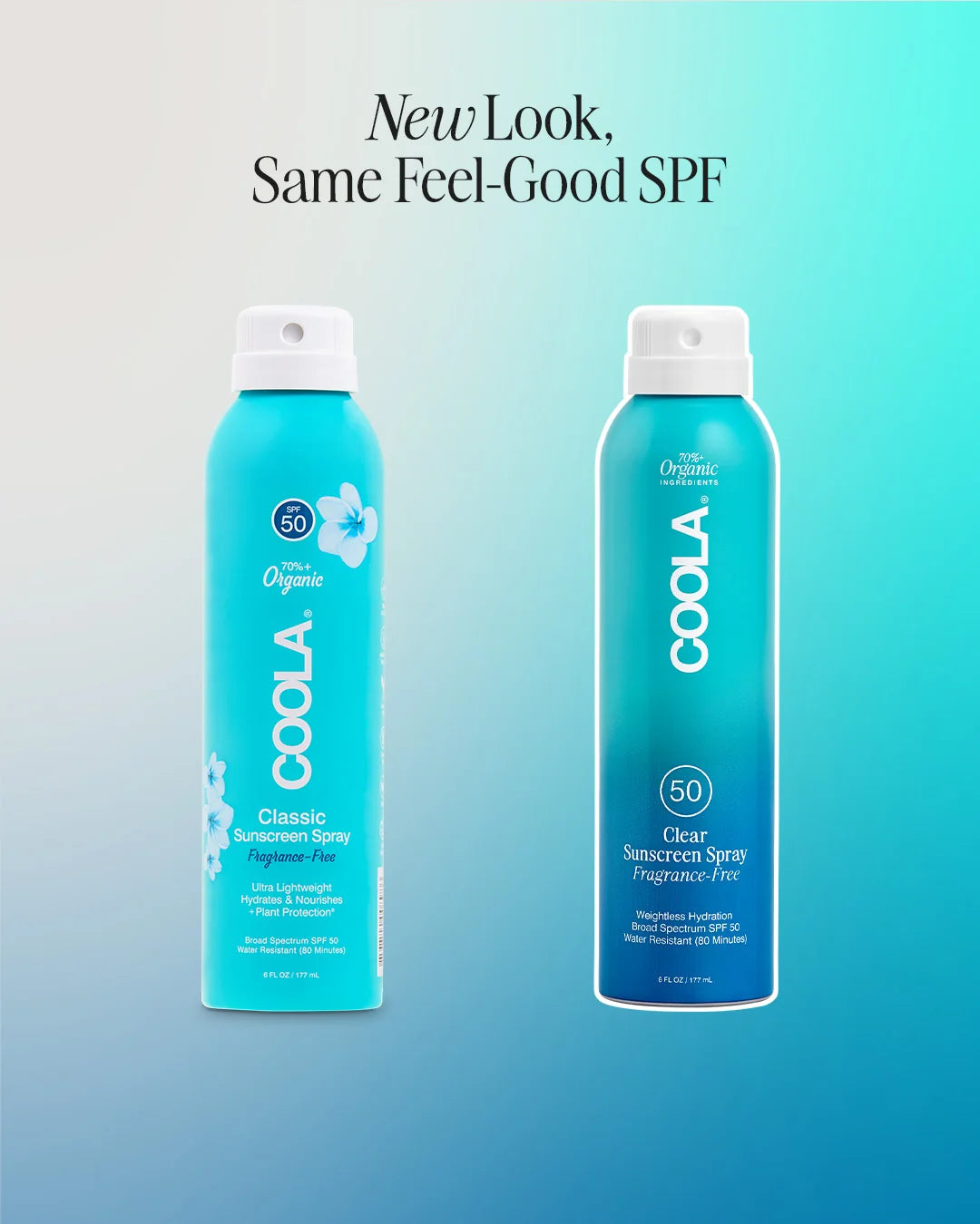 Fragrance Free Organic Sunscreen Spray SPF 50