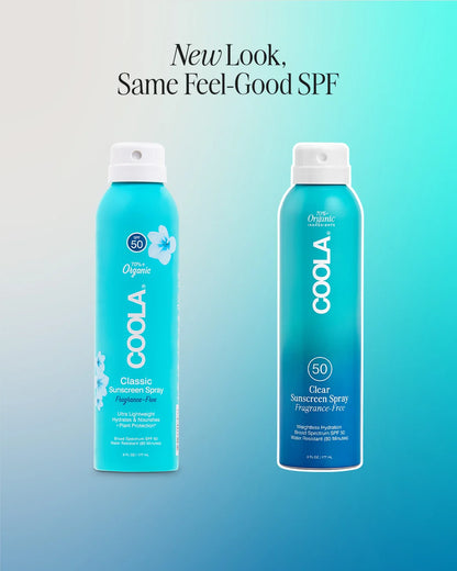 Fragrance Free Organic Sunscreen Spray SPF 50
