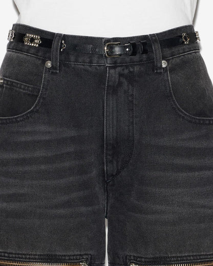 Odena Belt Black & Silver