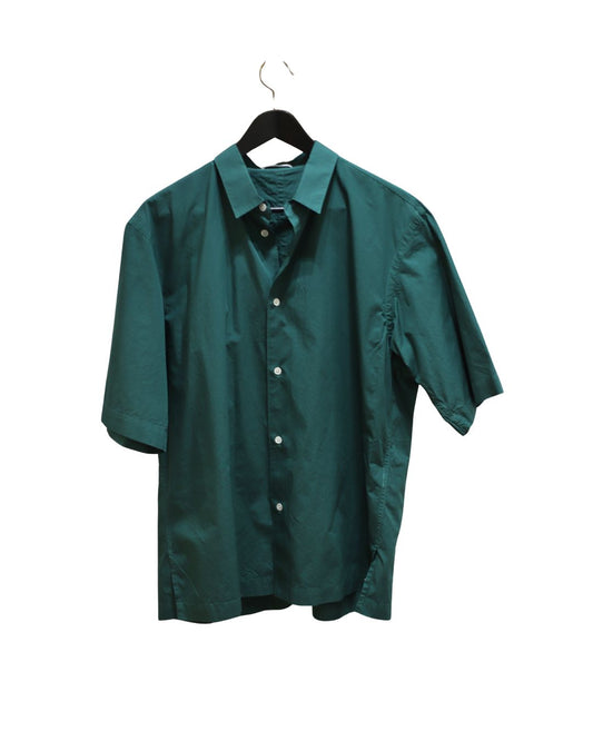 Shrink Cotton Lawn Half Sleeve Shirt Green