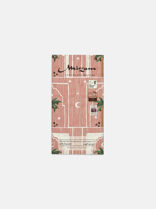 52% Dark Milk Chocolate with Coconut