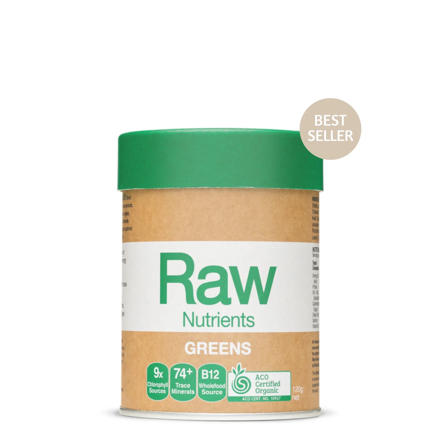 Alkalise, Nourish and Detox Raw Nutrients Green 120g