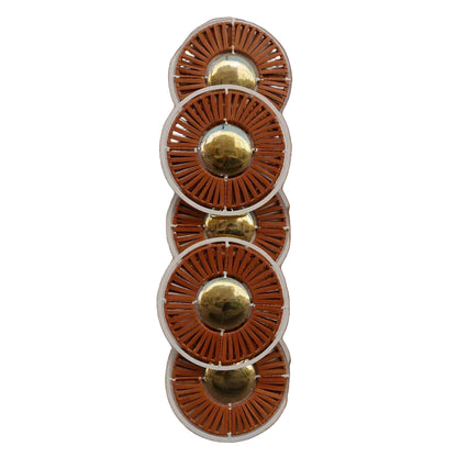 Leather Wall Five Circles Lamp