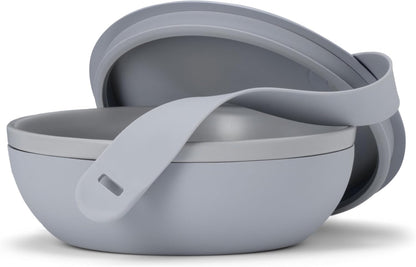 Portable Ceramic Lunch Bowl Slate