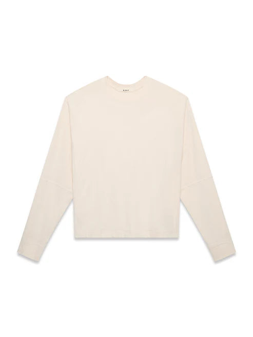 Coverstitch Longsleeve Tee Oat