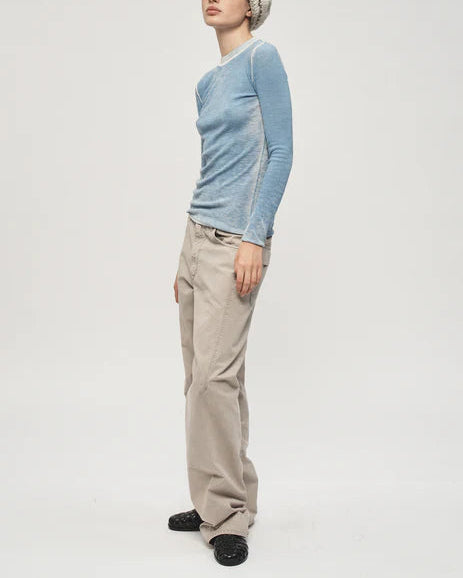 Darted Pant Oat Milk