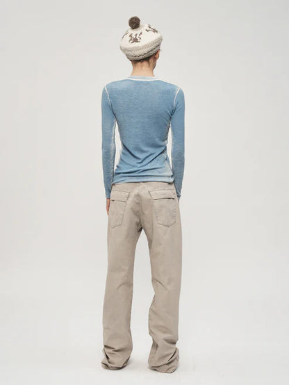 Darted Pant Oat Milk