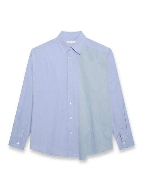 Reworked Uniform Shirt Blue