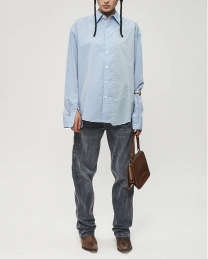 Reworked Uniform Shirt Blue