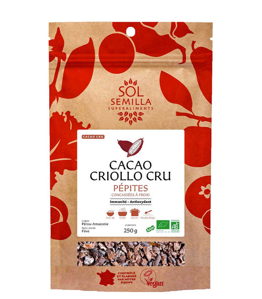 Cacao Cru Pépites 250g