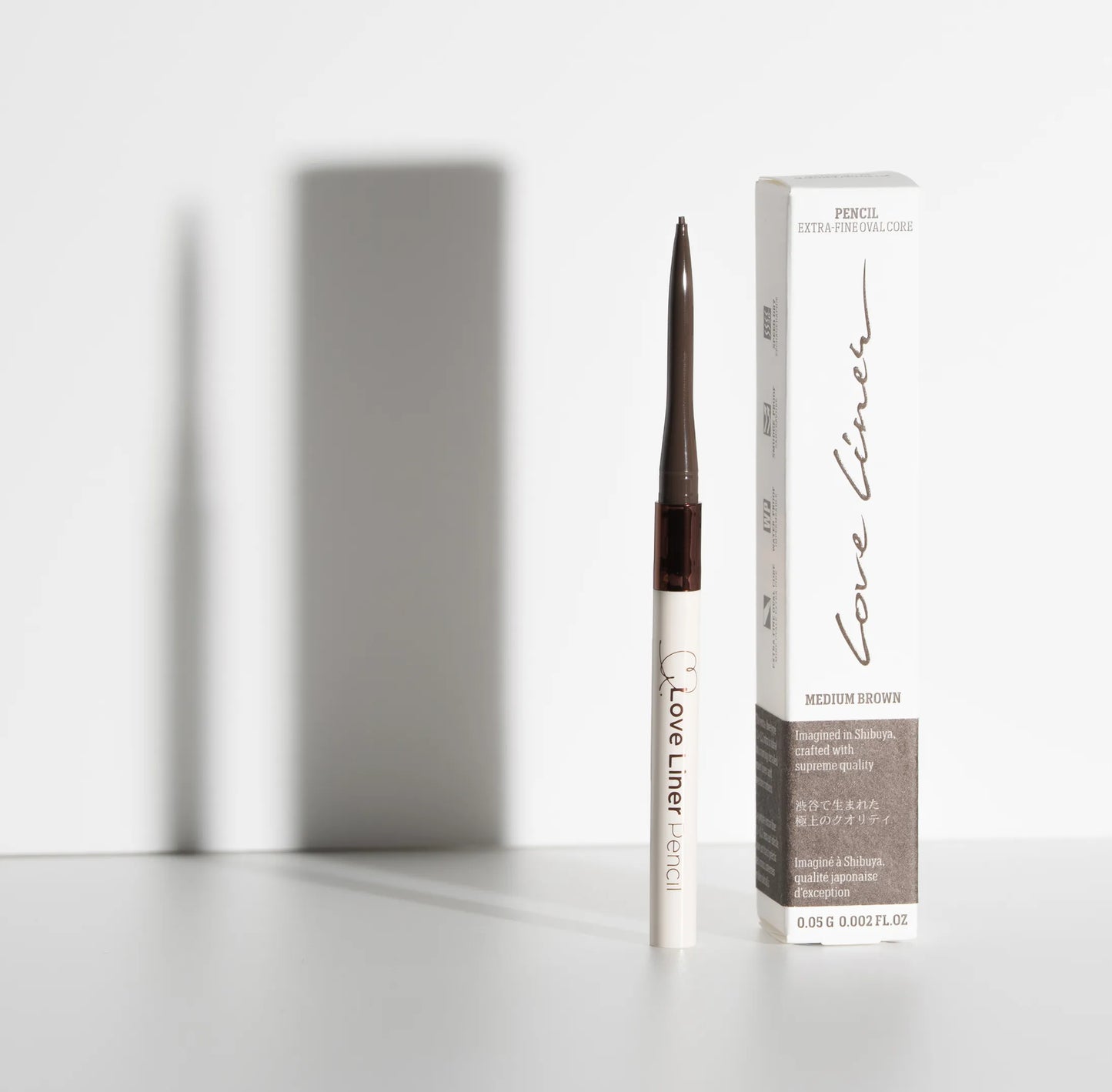 Extra-fine Cream Fit pencil Brown