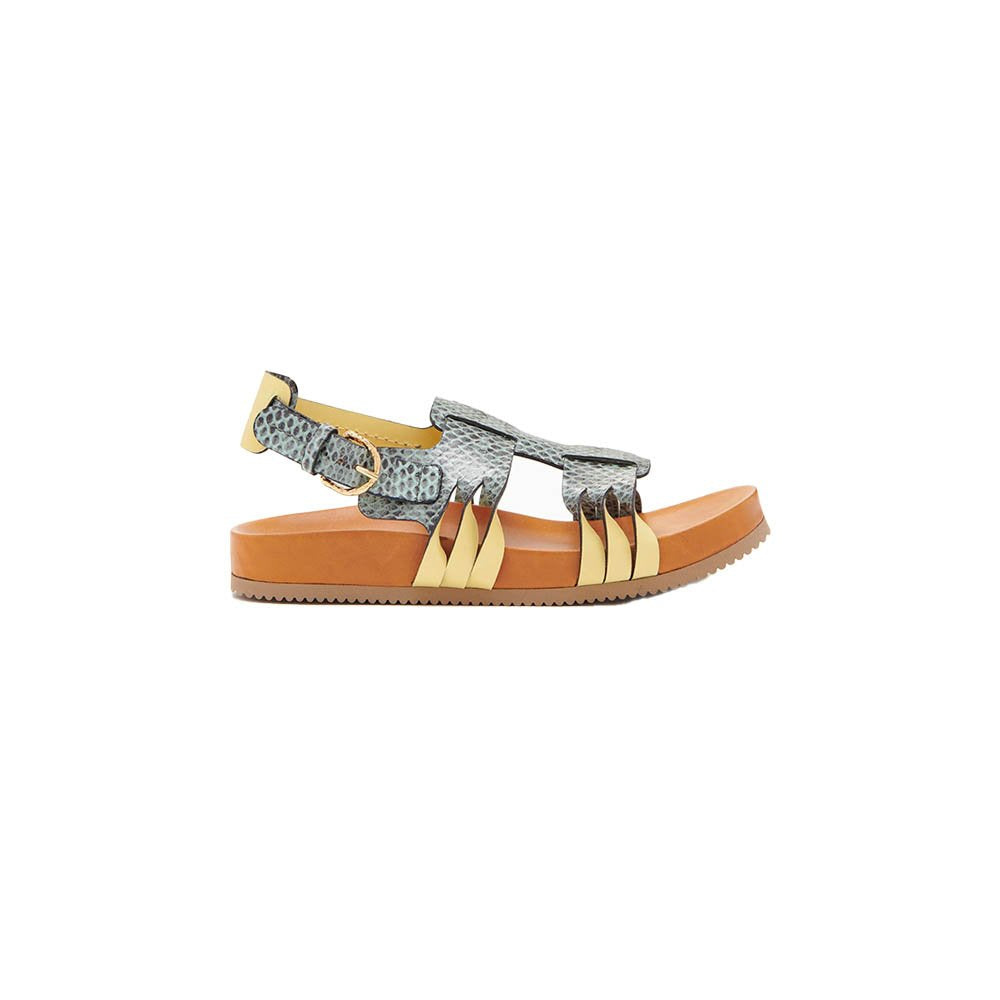 Alma Twisted Contrast Sandal