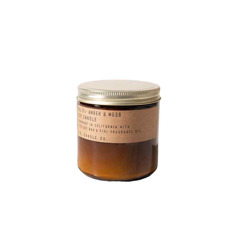 Amber and Moss Soy Candle