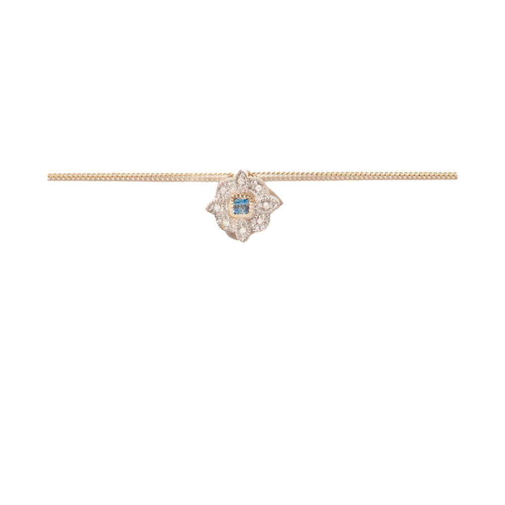 Bettina Blue Topaz Necklace