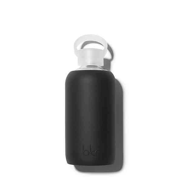 Glass Water Bottle - Jet